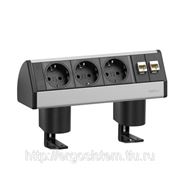 EVOline Dock DATA SMALL 3 розетки+ 2 разъема RJ 45 930.06.623 и 930.06.621 фото