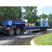 полуприцеп трал повышенный двухскатный шина 12,00R20 45 тн фото