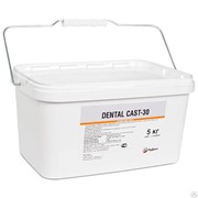 Супергипс III класс, Dental Cast-30 цветголубой, ведро 5кг Арт.12004 фото