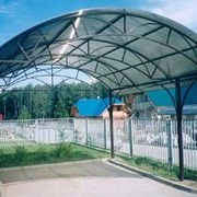 Навес для уличной площадки фото