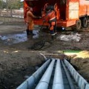 Обслуживание канализационных систем и систем сточных вод фото