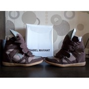 Кроссовки Isabel Marant коричневые фото