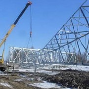 Строительство линий электропередач фото