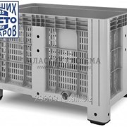 Контейнер iBox 1200х800х800мм перф. 4 ножки фото