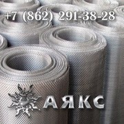 Тканая сетка 1х1х0.25 стальная металлическая черная проволочная НУ ГОСТ 3826-82 размер 1х1 фото