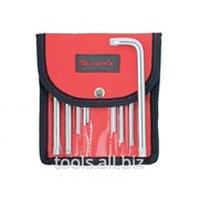 Набор ключей имбусовых Torx-Torx Tamper,9 штук T10-T50, коротких фото