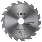 Круг пильный твердосплавный Bosch Optiline eco 254 x 40 x 30 фото