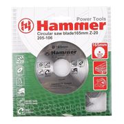 Круг пильный твердосплавный Hammer Csb wd 165мм*20*30/20мм фото