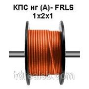 Неэкранированный кабель КПС нг (А)- FRLS 1x2x1 огнестойкий для систем пож. сигнализации. Цвет оранжевый. Nootech фото