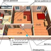 Сигнализация GSM, Готовое решение 2х комнатная квартира фото