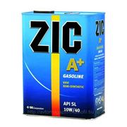 Полусинтетическое моторное масло ZIC A+ Gasoline 10W-40 4 л фото