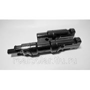 Соединитель MC4 T («male» х 2 «female») фото