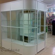 Витрины и прилавки из алюминиевого профиля фото