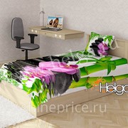 Розовая орхидея и бамбук арт.ТФМ3469 (155х220-1шт) фотопокрывало фото
