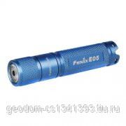 Fenix E05 (R2) фонарь голубой фото