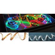 Светодиодная лента с силиконом 3528 60LED IP68 (5 метров\катушка) фото