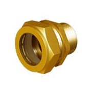 Муфта соединительная для гофрированной трубы V/S 15x3/4, “труба-НР“, латунь фото