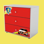 Комод 3 ящика Red фото