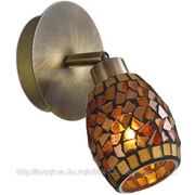 Подсветка Odeon Light с выключателем 2167/1W GLOSSE ODL11 338 мозаик / янтарный G9 1x40W фото