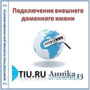 Подключение внешнего доменного имени (без стоимости домена) для сайта на tiu.ru фото
