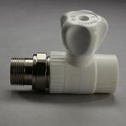 Шаровый кран 25*3/4 для радиаторов угловой Grise фото