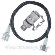 DN2 РВД манометра М16х2 - 1/4'' BSP - L 150 (THM162G14150) фото