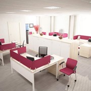 3D визуализация офисного интерьера, выполнение визуализации дизайна интерьеров помещений фото