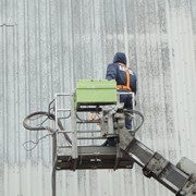 Абразивоструйная очистка, пескоструйная очистка, дробеструйная очистка. фото