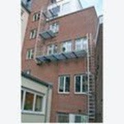 Настенная лестница из алюминия натурального 11.9 м KRAUSE 813787 фото