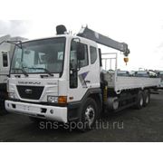 Аренда крана-манипулятора Daewoo Novus + Hiab 190T фото