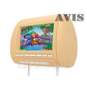 Подголовник со встроенным LCD монитором 8“ AVIS AVS0812BM (бежевый) фото