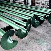 Оцинкованые винтовые сваи фото