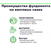 Винтовая свая фото