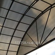 Сотовый поликарбонат Novoglass бронза 10 мм фото