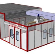Окрасочная камера избыточного давления Ardesia 4x8 фото