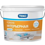 Краска Текс Универсал интерьерная, белая, 25 кг фото