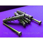 Дюбель ZUBR 14х100 mm с шурупом глухарём М6х103mm,усиленный 3-мя парами стопорных крыльев - ISO 9001, УКРСЕПРО, БЕЛСТАНДАРТ, РОССТАНДАРТ фото
