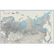 Настенная карта «Россия и сопредельные государства» политико-административная фото