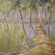 Картина маслом на холсте фото
