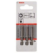 Набор Bosch из 3 бит 49 мм PZ1 Extra Hart (2.607.001.575) фото