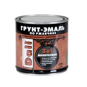 Молотковая грунт-эмаль по ржавчине 3 в 1 DALI 0.75 л фото
