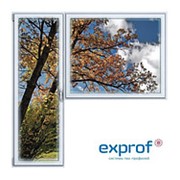 Балконный блок ПВХ Exprof 2100х2100 мм 1-Г 1 стеклопакет фото