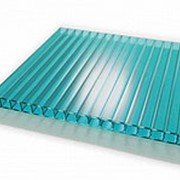 Сотовый поликарбонат 6 мм бирюза Novattro 2,1x12 м (25,2 кв,м), лист фото