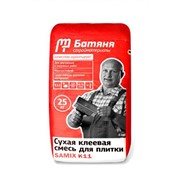 Клей для плитки для внутренних и наружных работ Батяня 25кг фото
