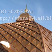 Медная кровля фото