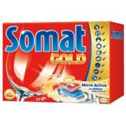 Таблетки для посудомоечных машин Somat Голд 22 шт (9000100930598) фото