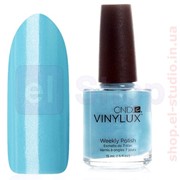 Лак CND Vinylux Azure Wish (нежно-голубой микроблеск) фото
