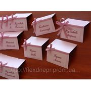 Банкетные карточки. фото