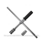 Ключ балонный T образный PROLINE 17x19 / 21x23 400мм (29022) Квадрат: 3/4, Вид инструмента: Ключ, Длина: 400, Дополнительные характеристики: - 17x19 / фото