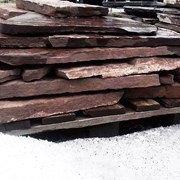 Песчаник бордовый 1,5-3 и 3-5 см, м2 фото